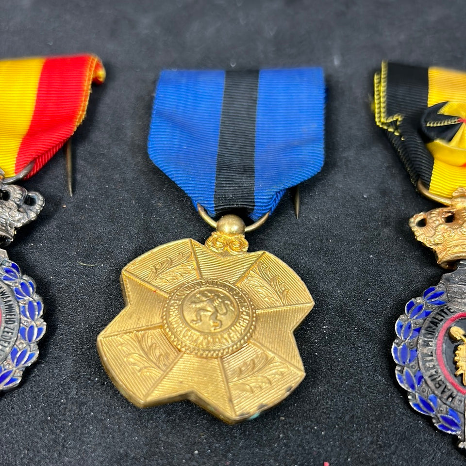 3 Belgian Medals ( Labor WW2 )