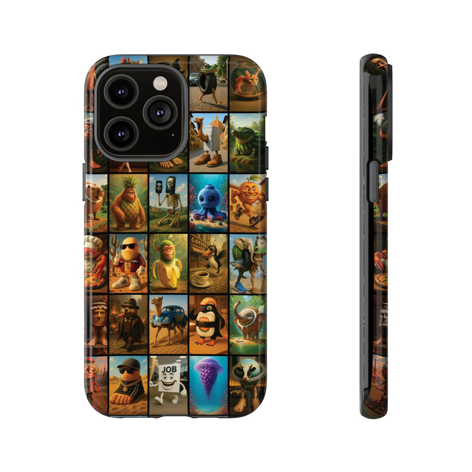 Brain Rot Collage Smartphone Case - All the Italian Brainrot characters