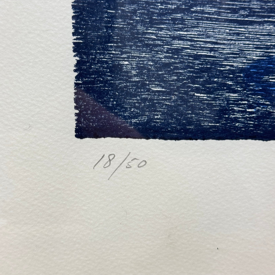 Woodcut print by Joris Geurts