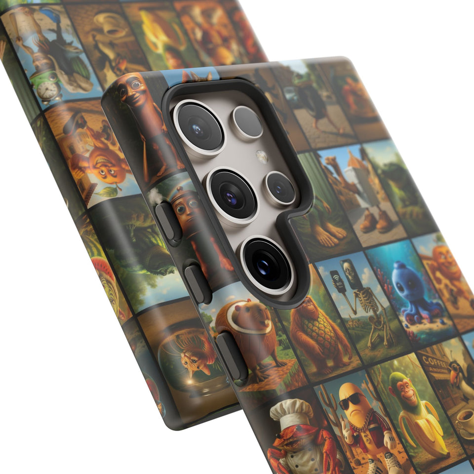 Brain Rot Collage Smartphone Case - All the Italian Brainrot characters