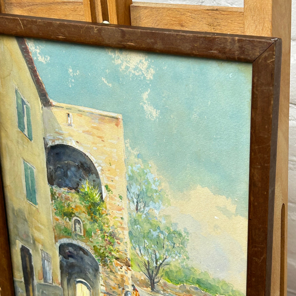 Original Watercolor St. Paul by François Gilletta-Cambianis