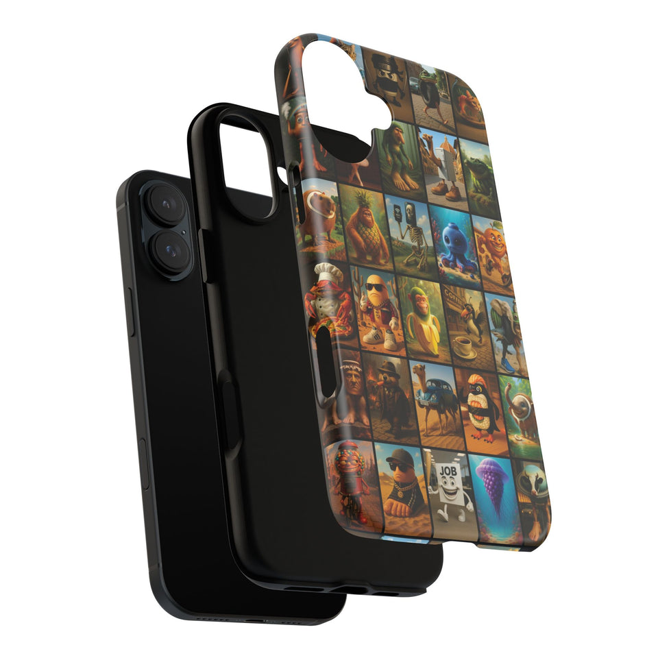Brain Rot Collage Smartphone Case - All the Italian Brainrot characters
