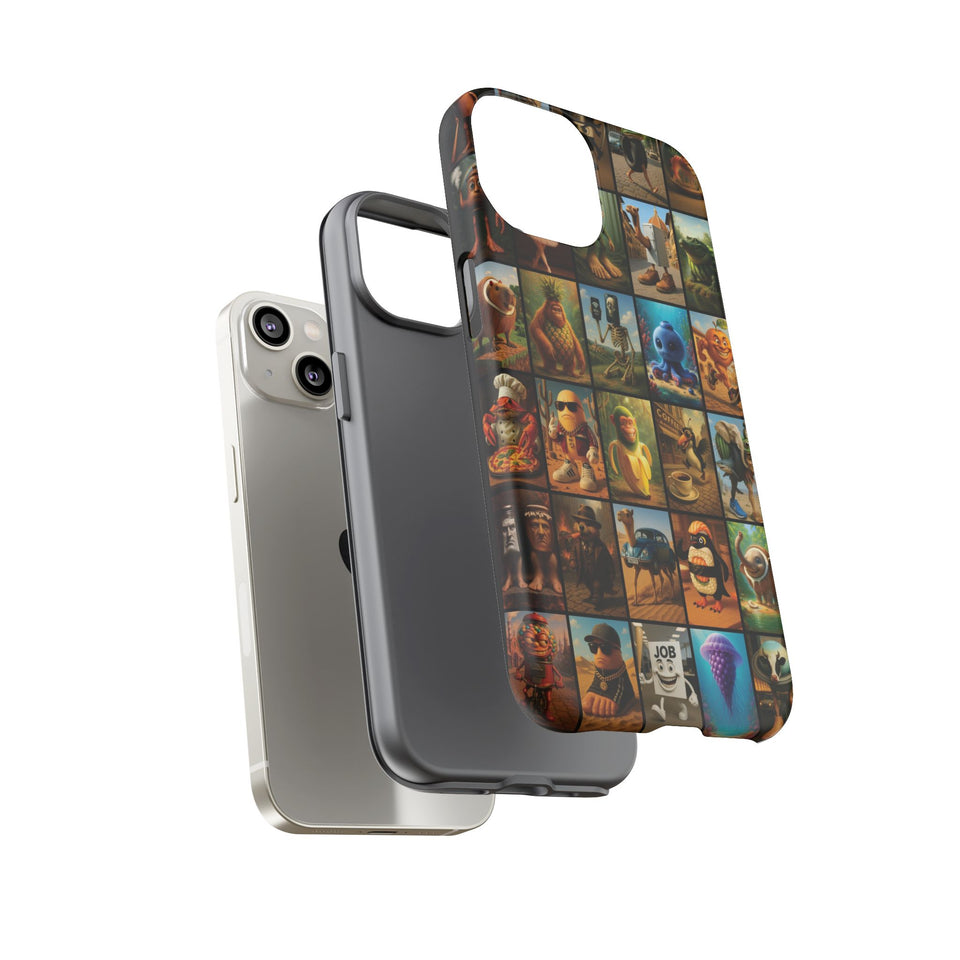 Brain Rot Collage Smartphone Case - All the Italian Brainrot characters