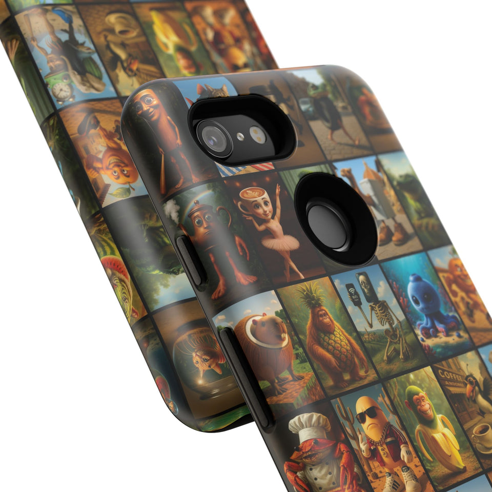 Brain Rot Collage Smartphone Case - All the Italian Brainrot characters