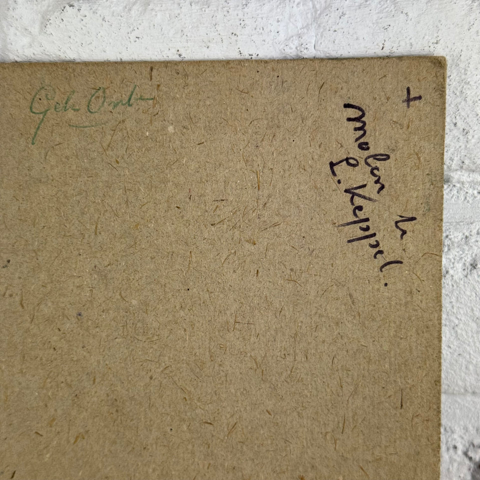 Dutch Windmill landscape scene by Dutch painter Jan Bakker