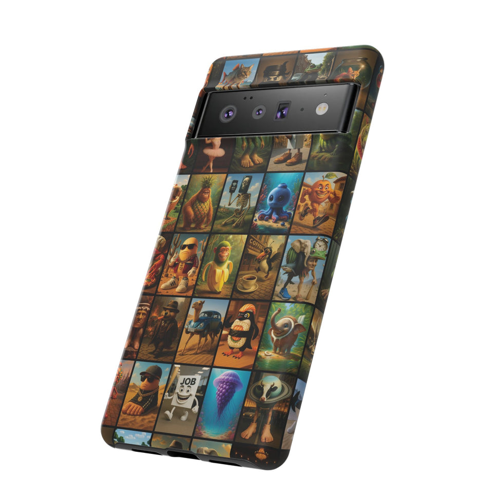 Brain Rot Collage Smartphone Case - All the Italian Brainrot characters