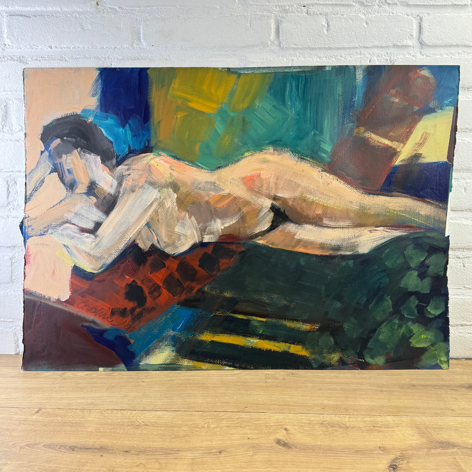 Very large painting: Pure beauty by Coraline Bäcker