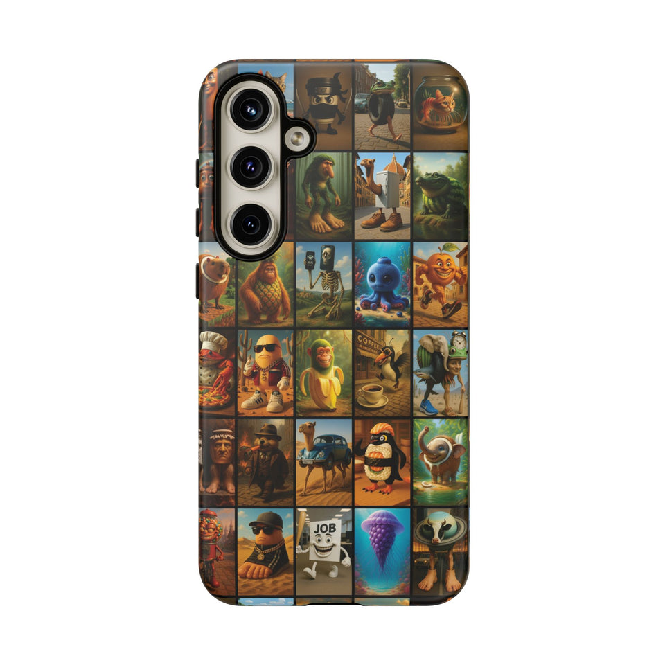 Brain Rot Collage Smartphone Case - All the Italian Brainrot characters