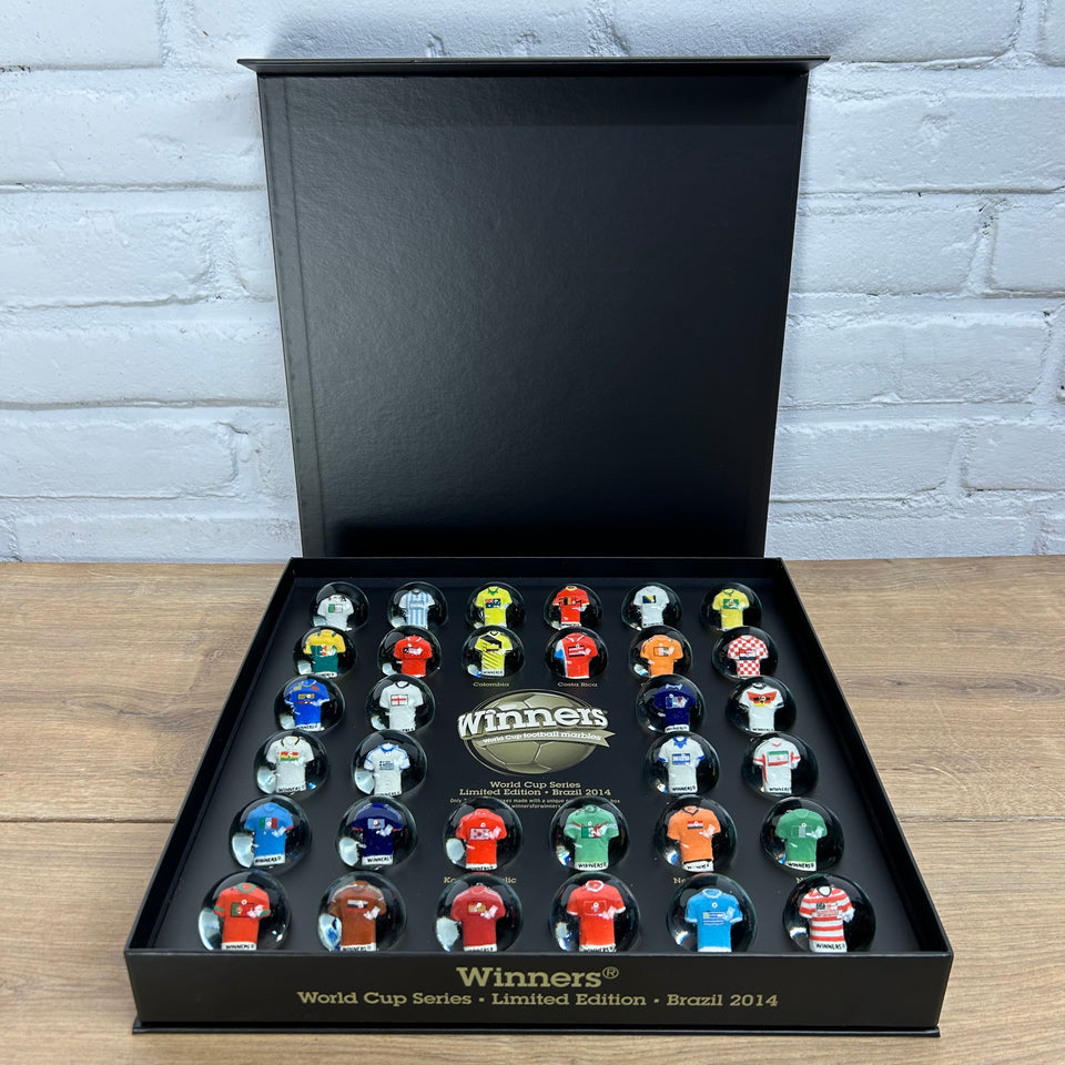Limited Set - Display box World Cup Football Marbles -