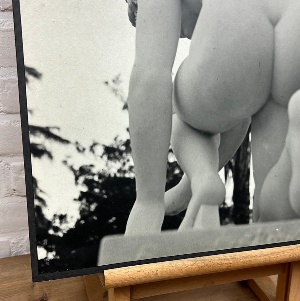 Kneeling statue - Semi-Erotic Photo series by Theo van der Vaart