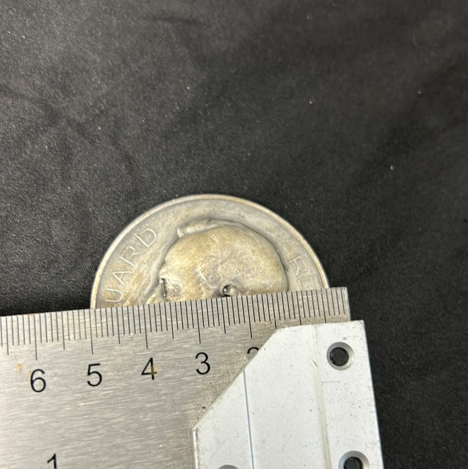 Silverplated Copper Medal Centenary Of Factories Edward Remy 1955 Belgium - Medaillon