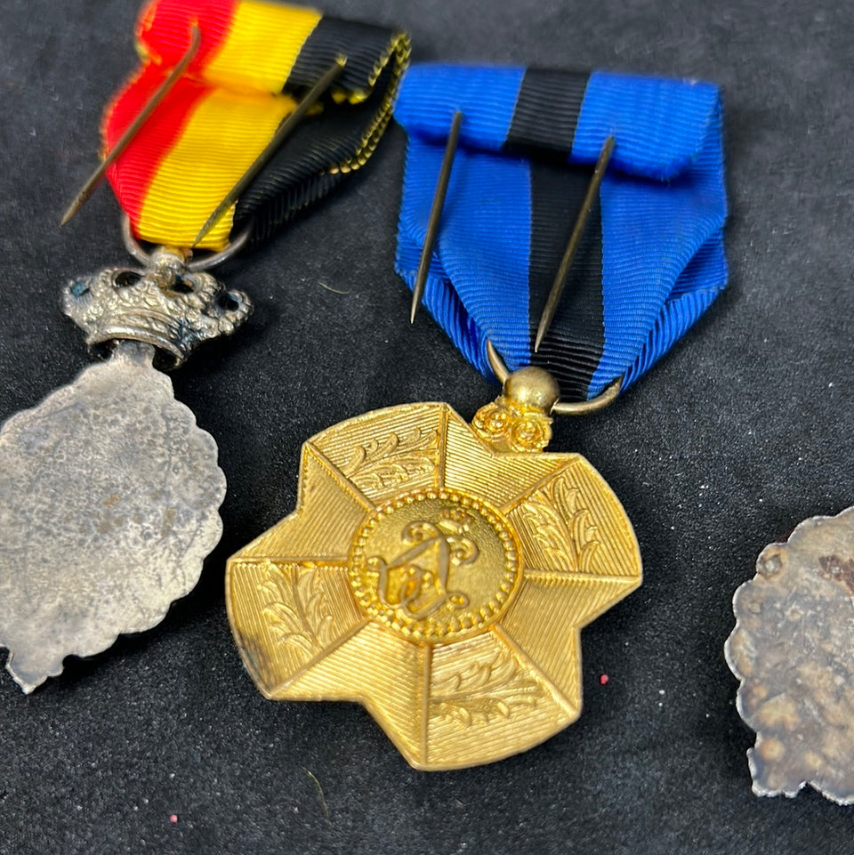 3 Belgian Medals ( Labor WW2 )