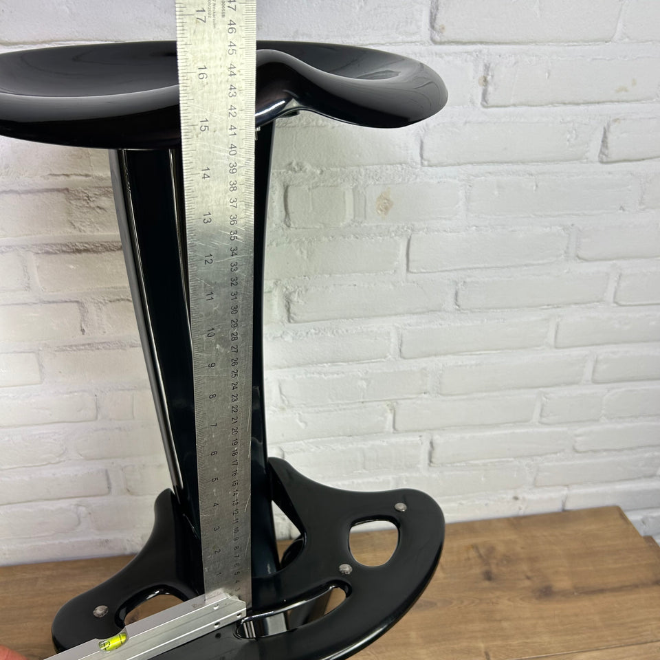 Dulton Industrial Vintage Bar Stool With Tractor Seating, Model Lotus