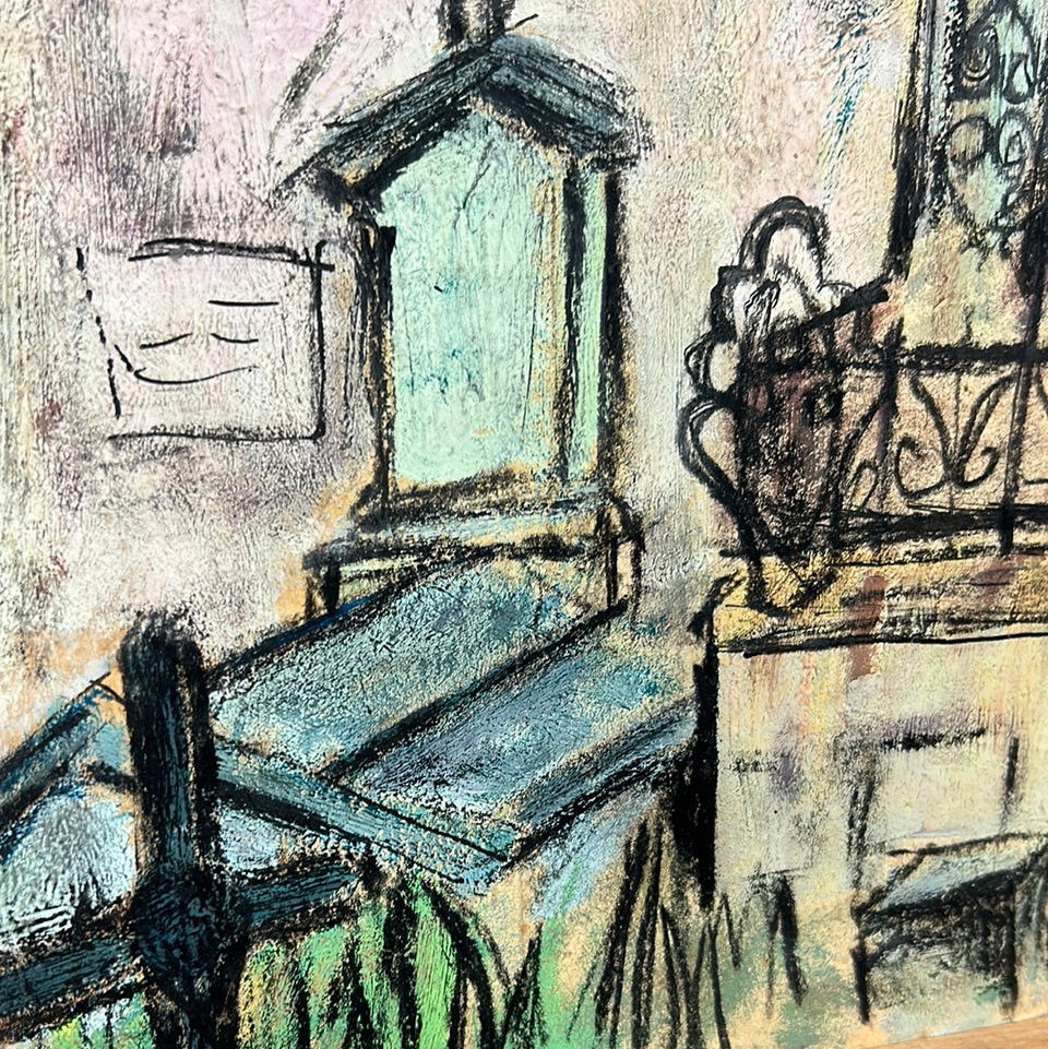 Graveyard - Artwork by Dini Henkes (1935-2022)