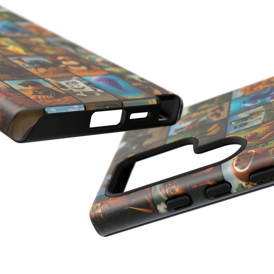 Brain Rot Collage Smartphone Case - All the Italian Brainrot characters