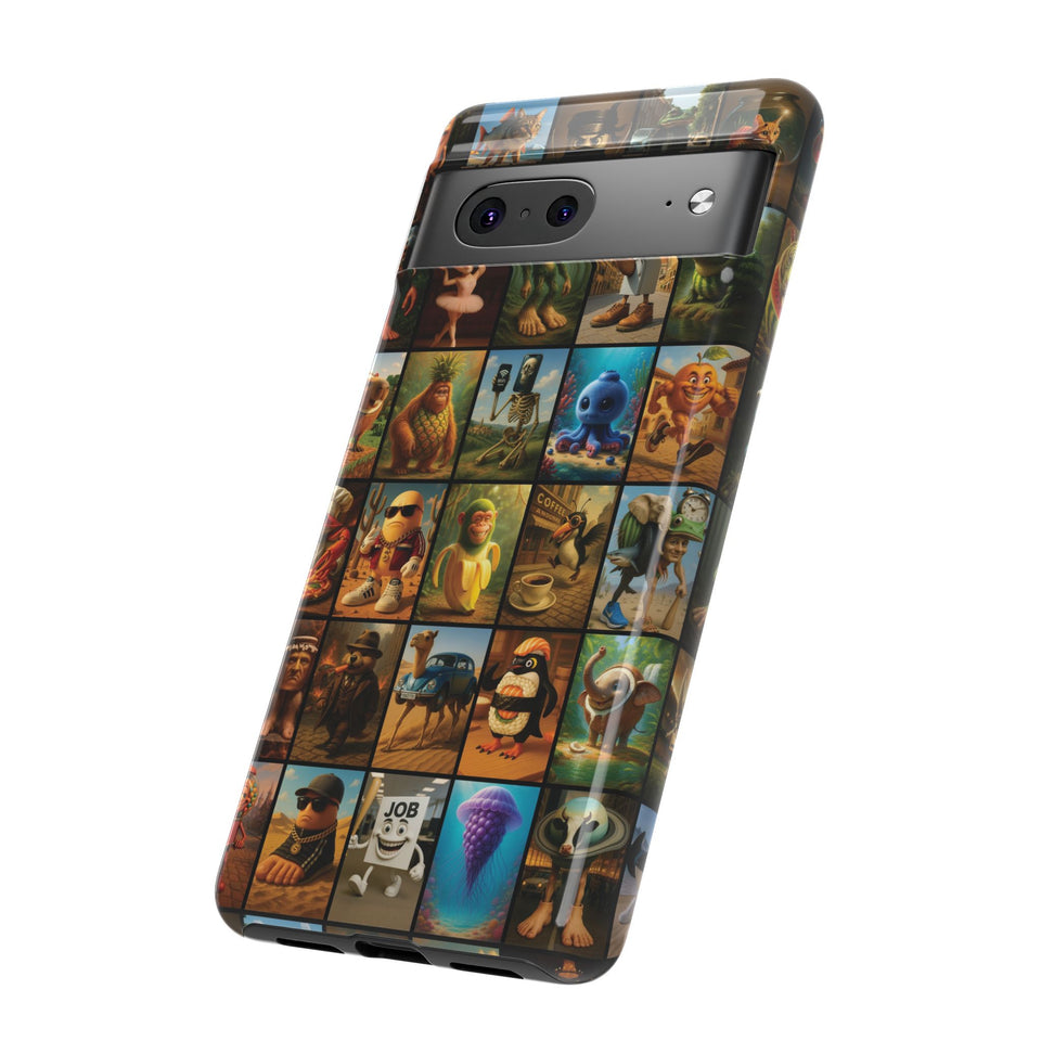 Brain Rot Collage Smartphone Case - All the Italian Brainrot characters