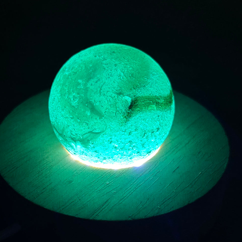 Large Sea Glass marble sphere - 41 mm