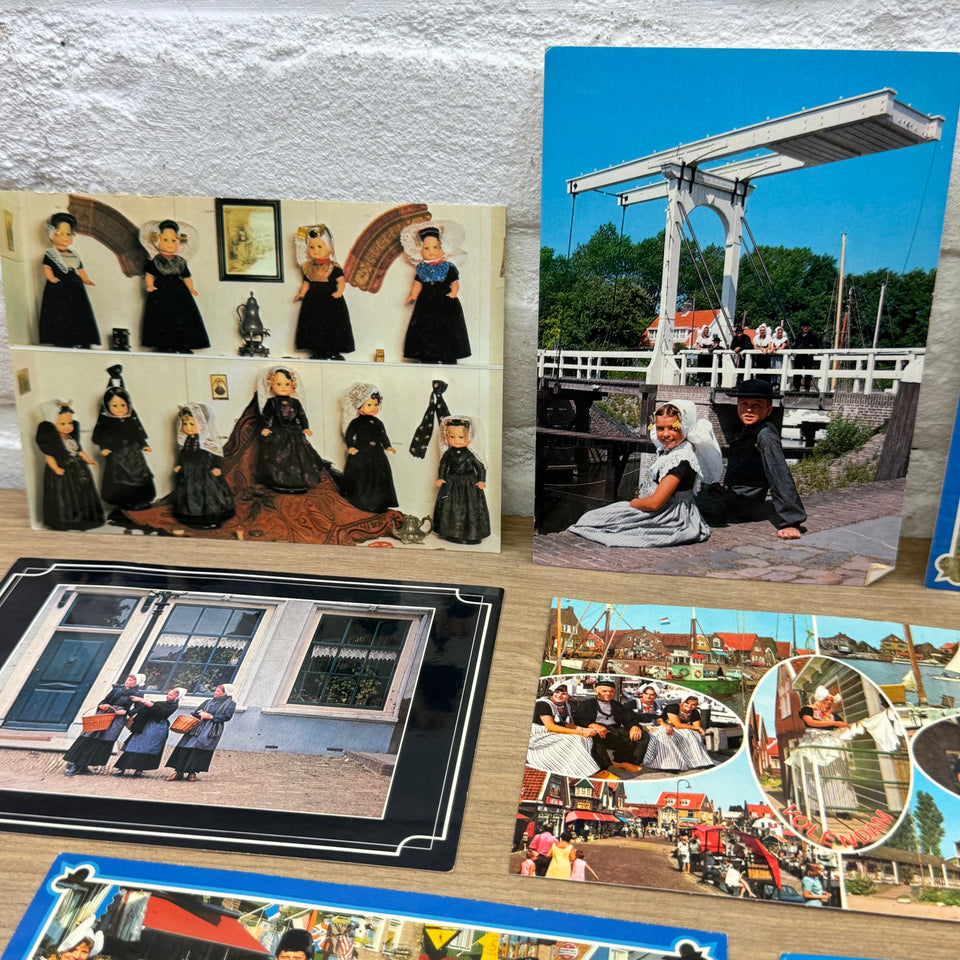 Vintage Holland postcards - Collection of Dutch Folklore Costume photo cards – Holland’s Traditional Culture Costumes
