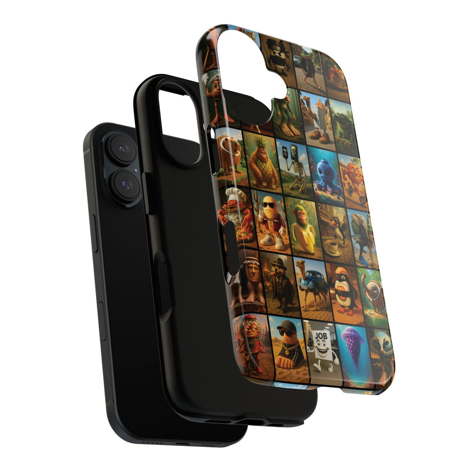 Brain Rot Collage Smartphone Case - All the Italian Brainrot characters