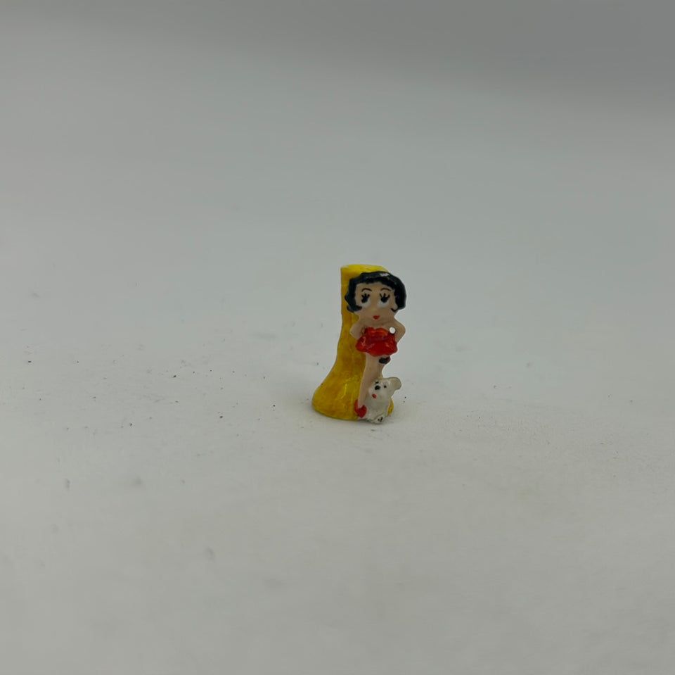 Miniature handmade Betty Boop sculpture for dollhouse