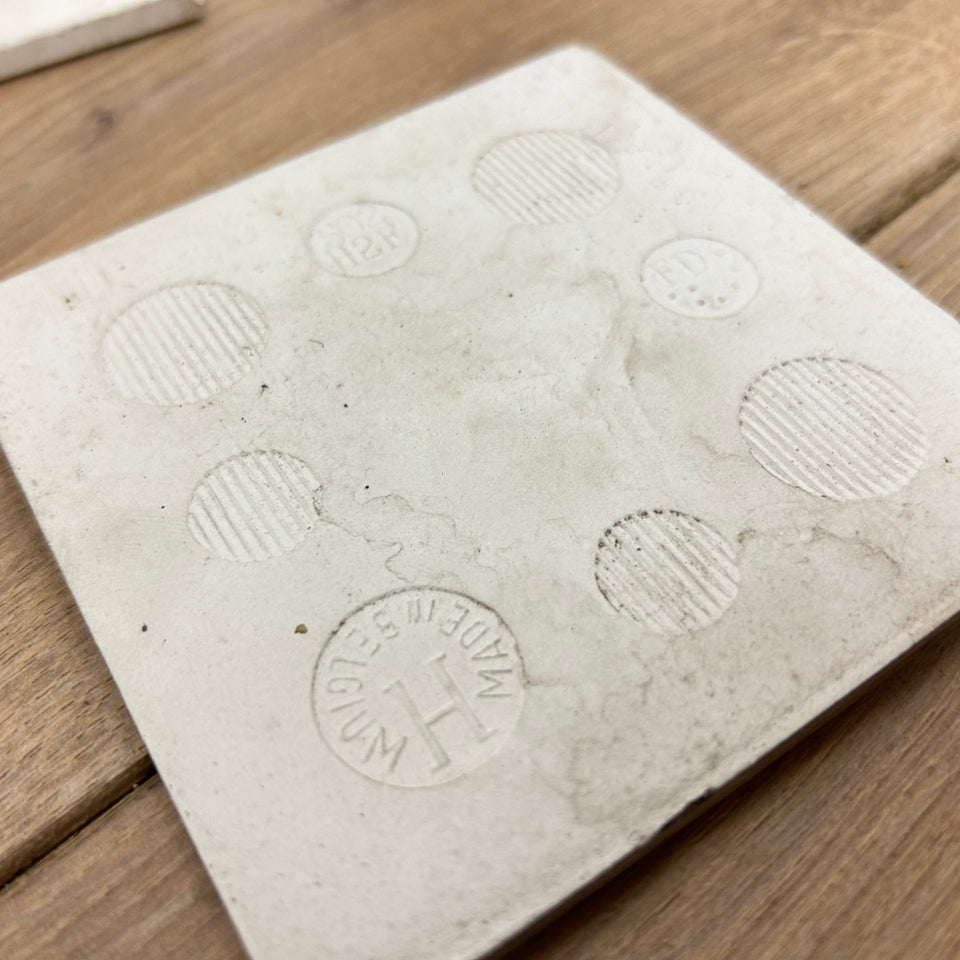 A set of 4 hand painted Colored Ceramic Tiles - Also available in larger sets