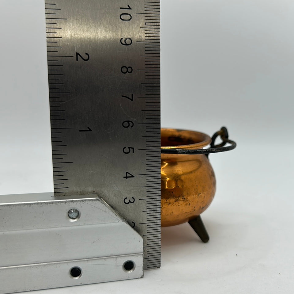 Copper miniature handmade kettle