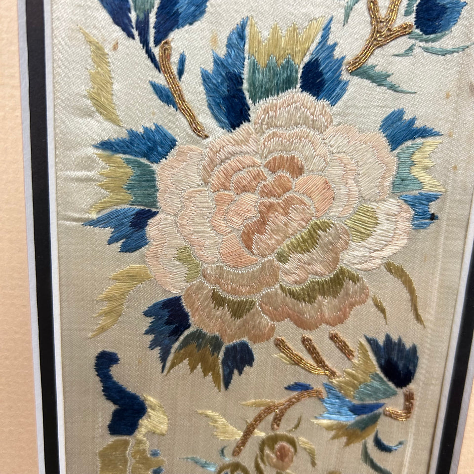 19th century - Qing Dynasty Asian Silk Cotton work