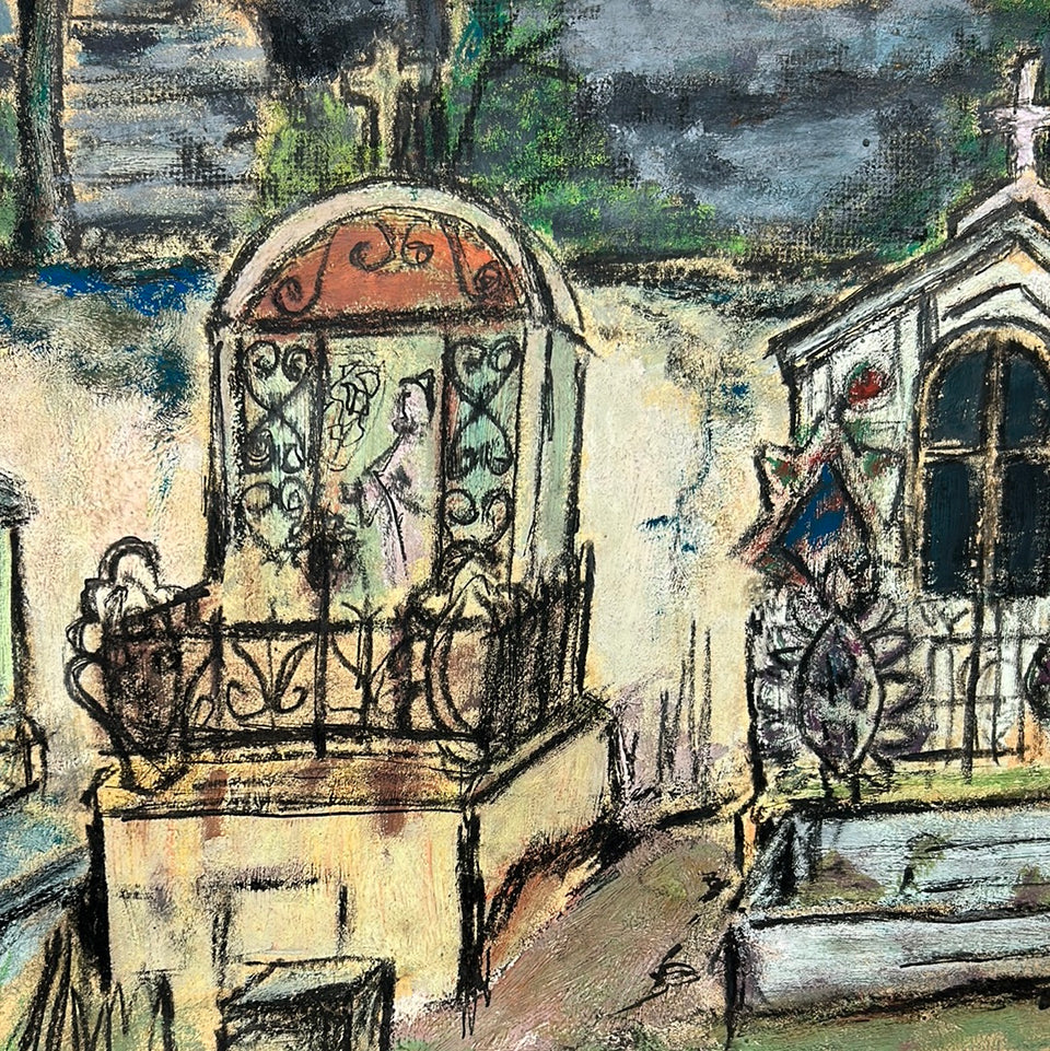 Graveyard - Artwork by Dini Henkes (1935-2022)