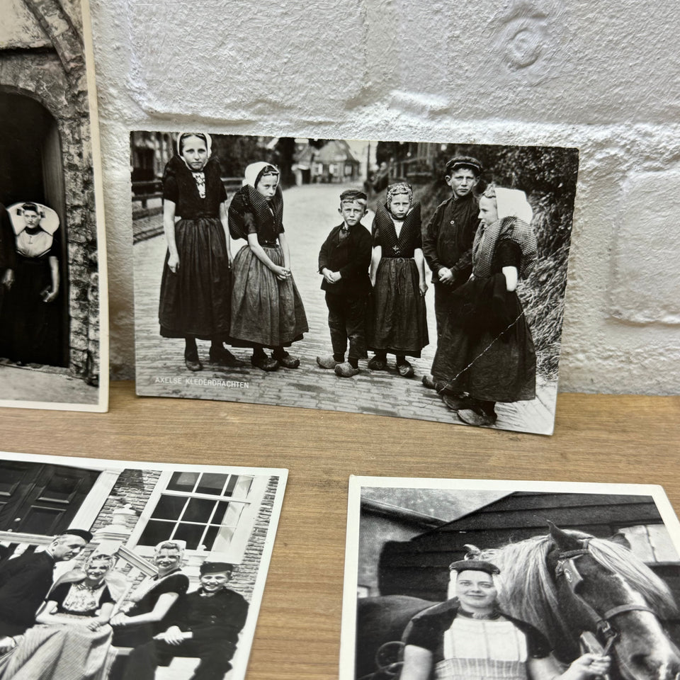 Collection of historical Folklore Holland Costume photocards - High Quality Photo paper a.o. – Holland Traditional Culture Costume Embroideries