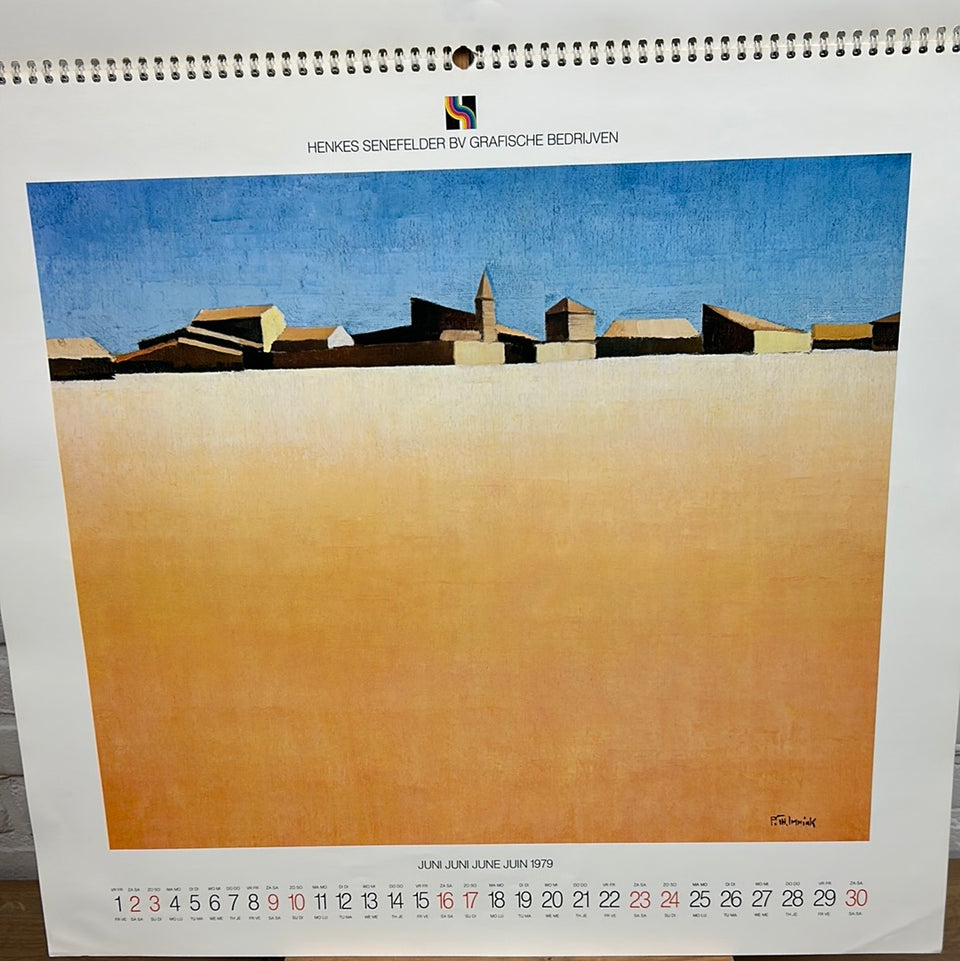 Bob Immink 1979 Landscapes art calender