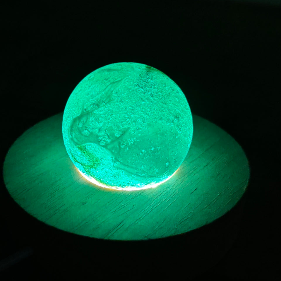 Large Sea Glass marble sphere - 41 mm