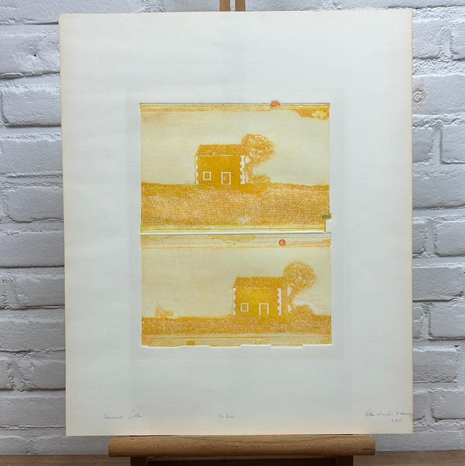 2 x House 1970 - Artwork by Eduard Flor (1925-2015)