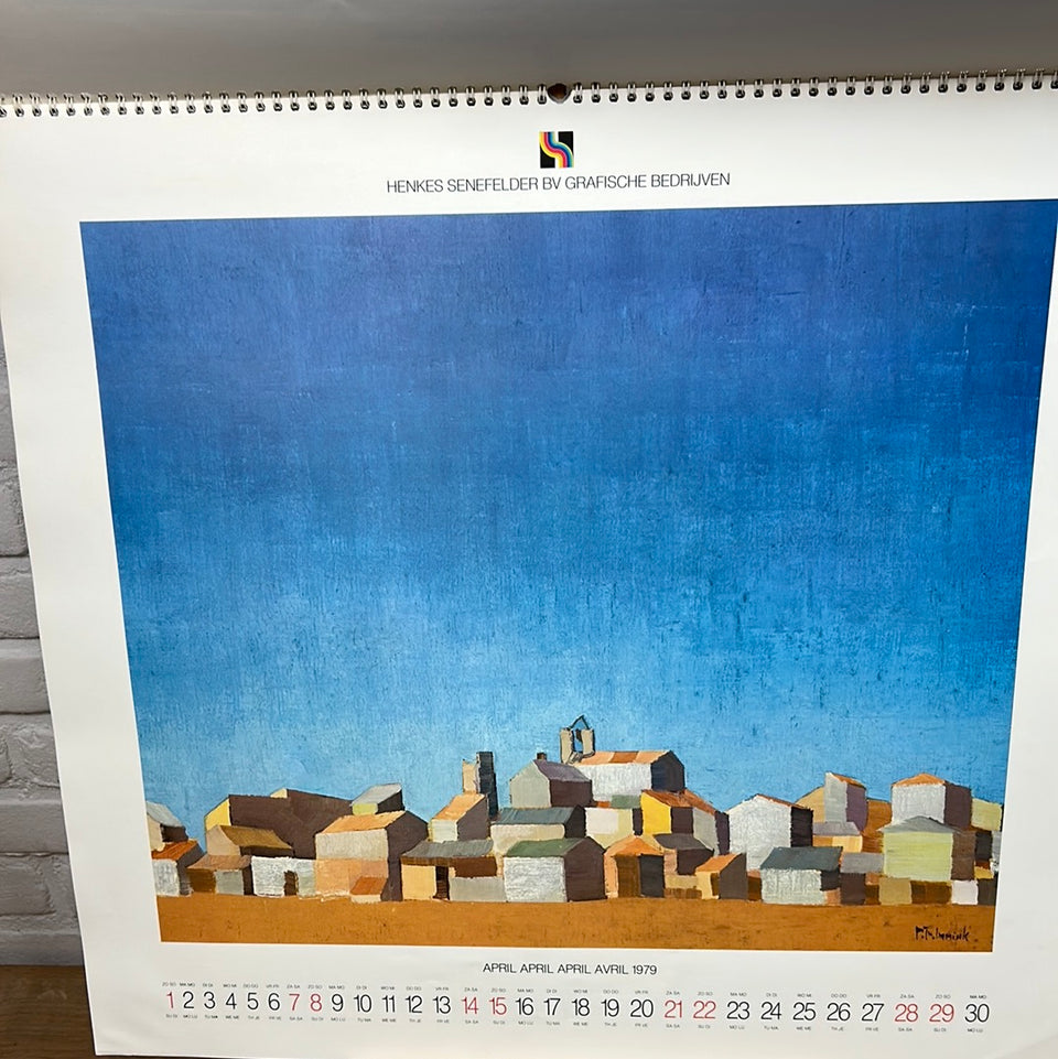 Bob Immink 1979 Landscapes art calender