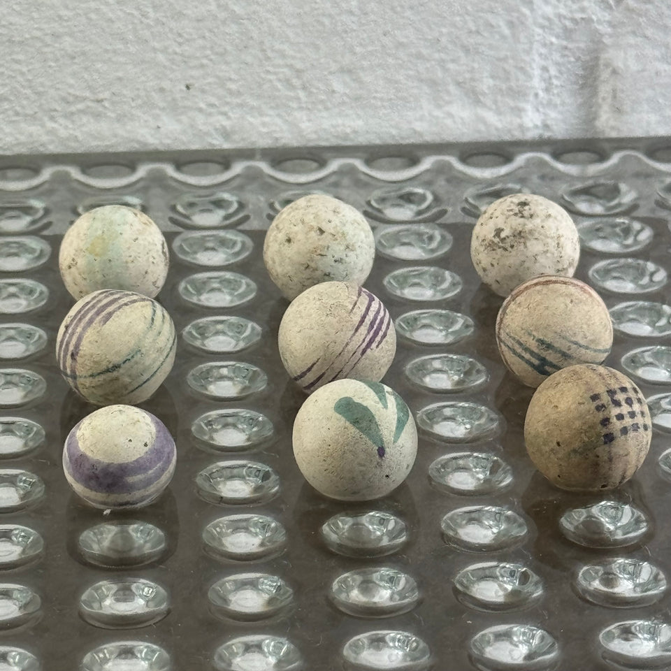 Antique set of rare China Marbles