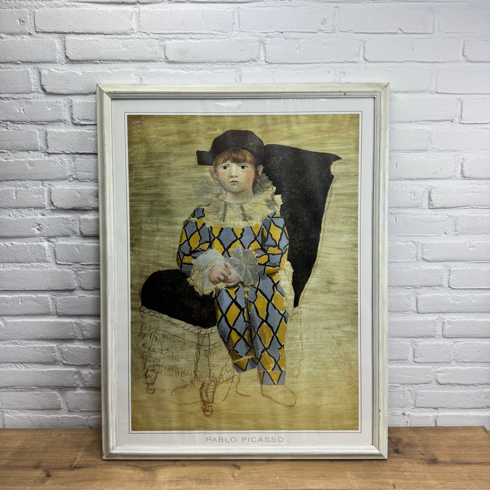 Paul as Harlequin by Pablo Picasso (1881-1973)