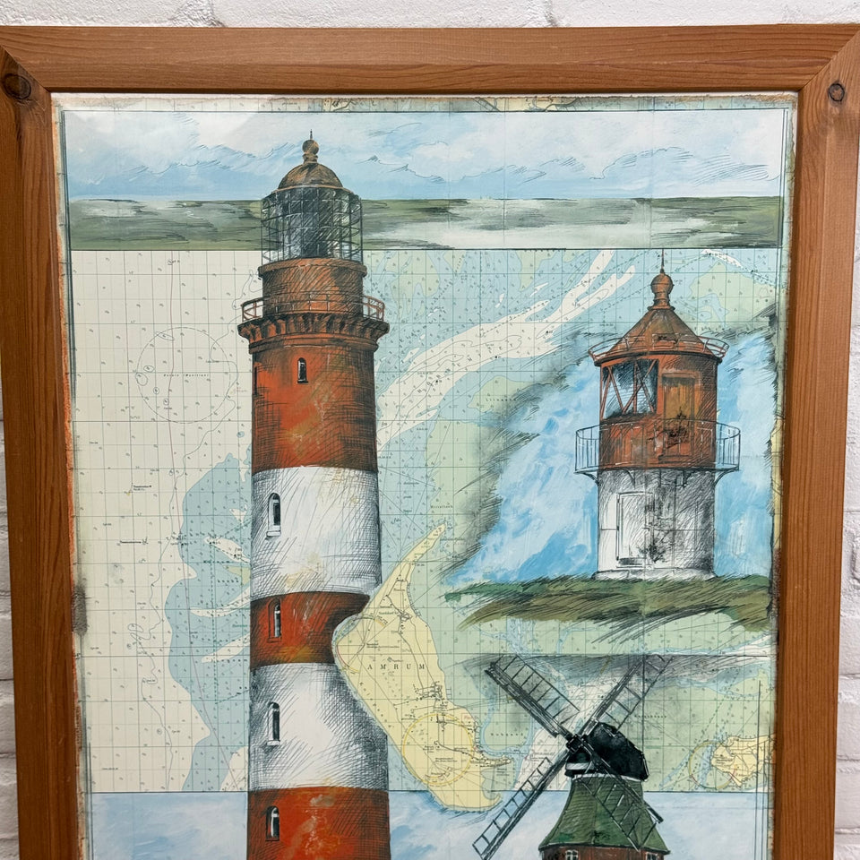 The Amrum lighthouse by Ole West