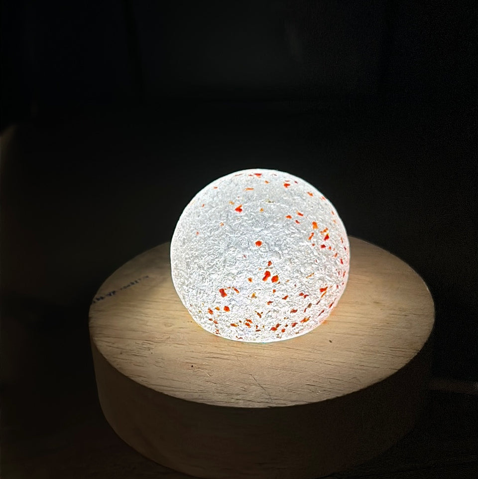 Colored Sea Glass marbles set of 5 transparent marbles