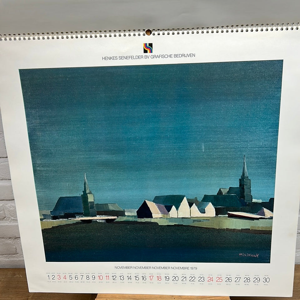 Bob Immink 1979 Landscapes art calender