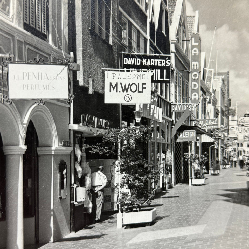 Original Black and white 70’s Curacao vintage photograph serie set Penha