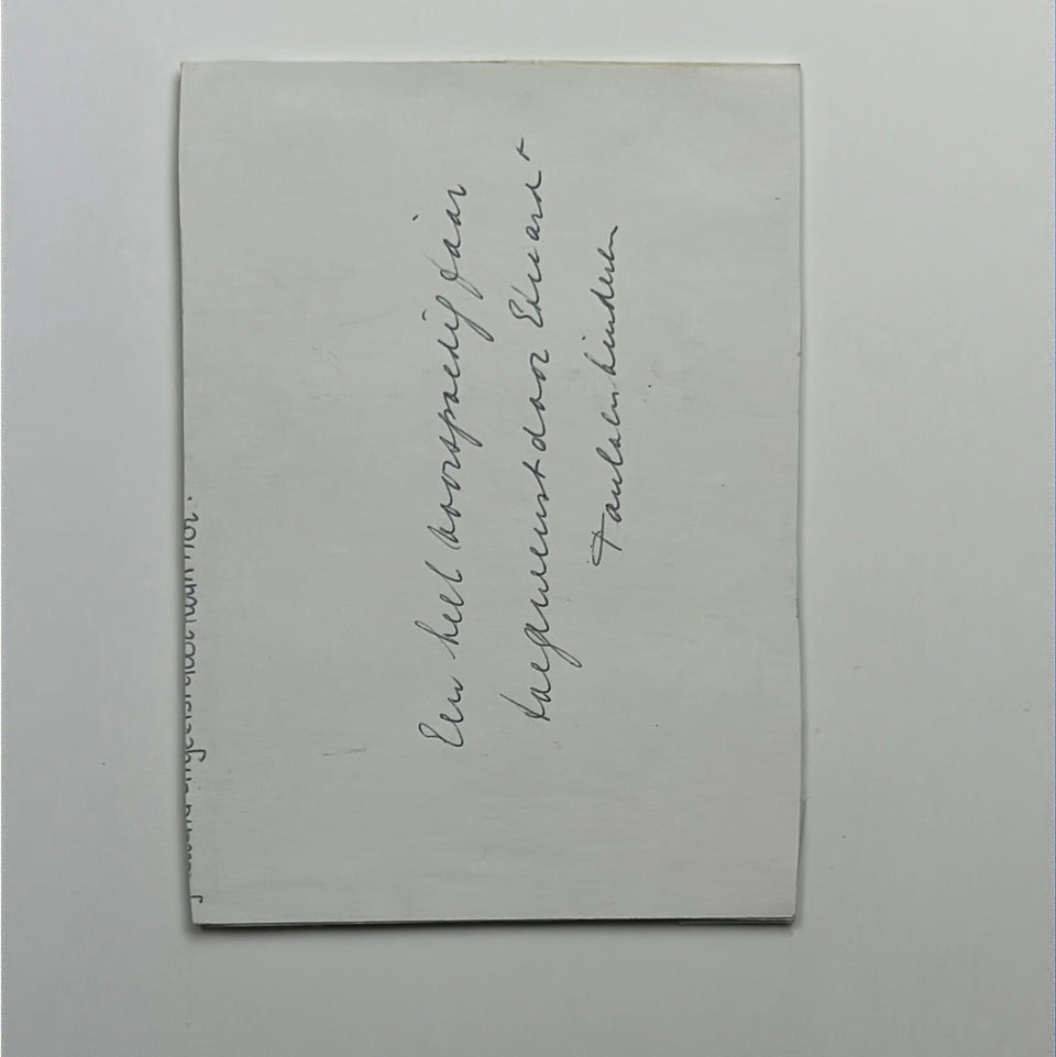 Eduards daughter - Rare Personal christmas card original painting 1955 - Artwork by Eduard Flor (1925-2015)