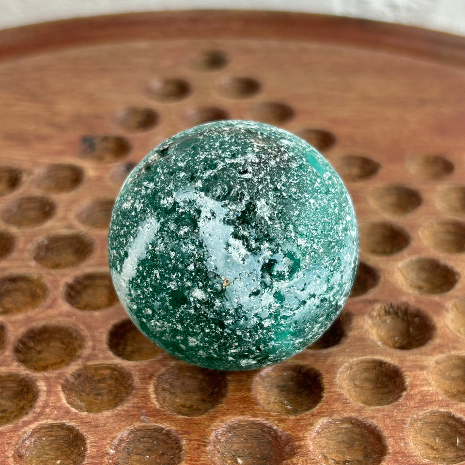Large Sea Glass marble sphere - 41 mm