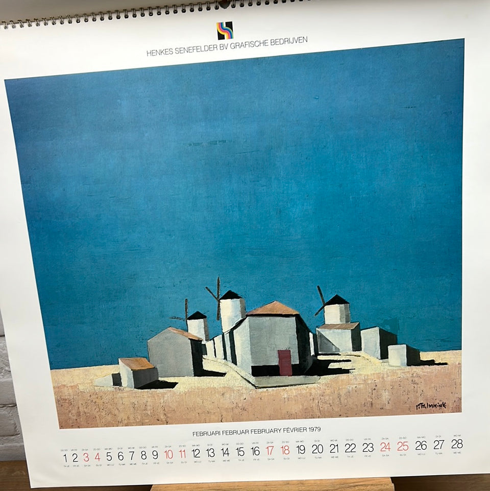 Bob Immink 1979 Landscapes art calender