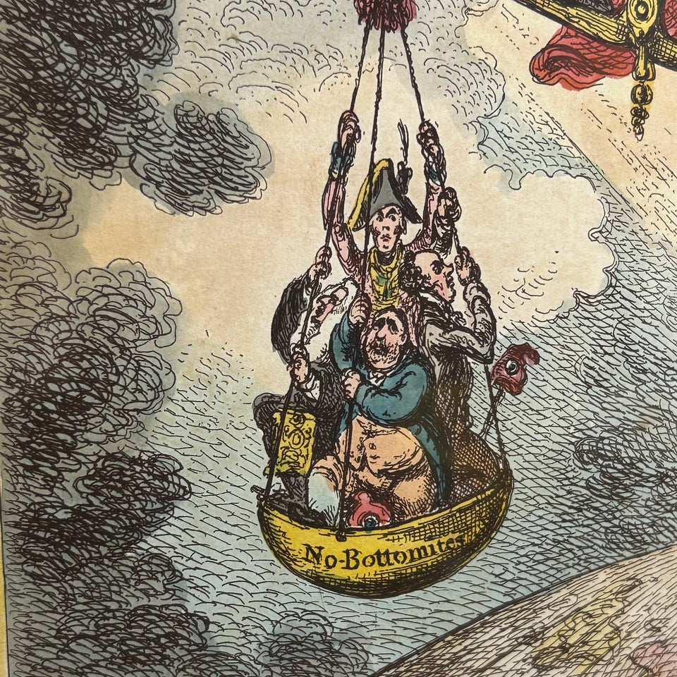 The Cabinetical Balance - 
James Gillray (1757–1815)