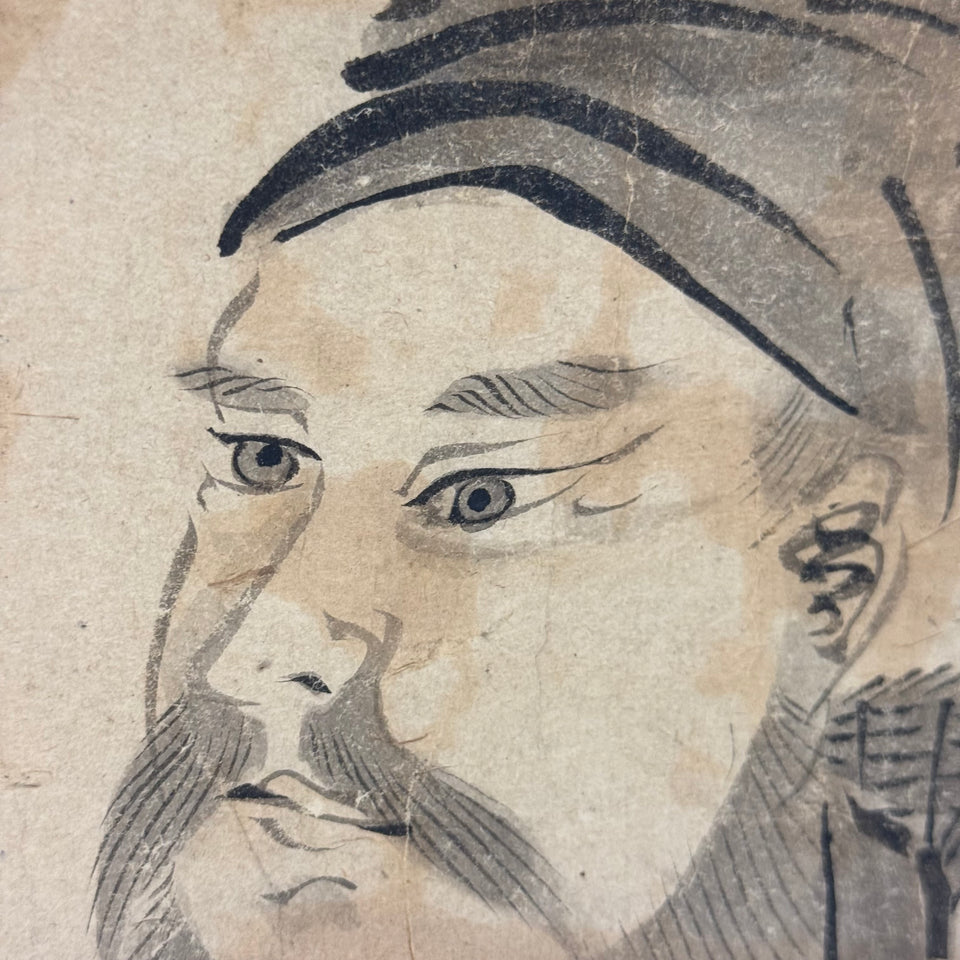 Samurai Warrior by Japanese painter Okamoto Toyohiko (1773 - 1845)