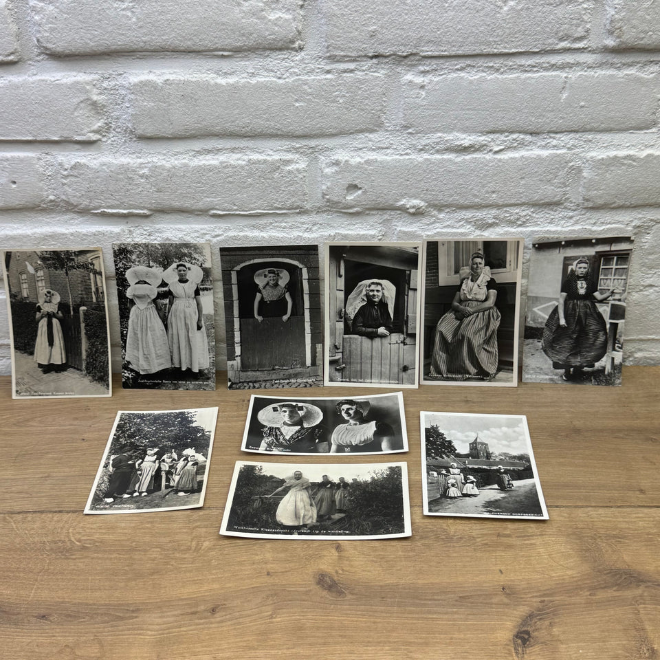 Set of Dutch Historian Costume cards - High Quality Print cards – Holland Traditional Costume Embroideries