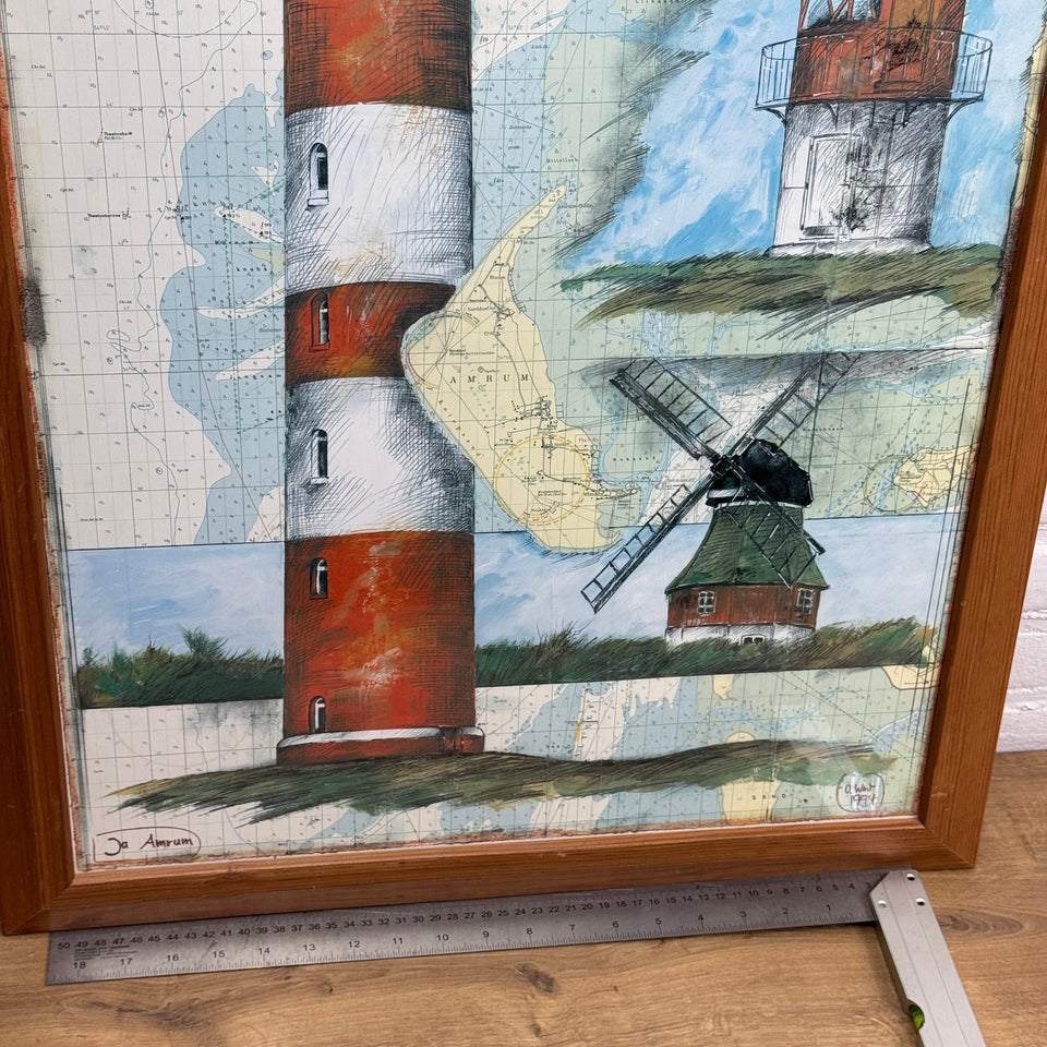 The Amrum lighthouse by Ole West