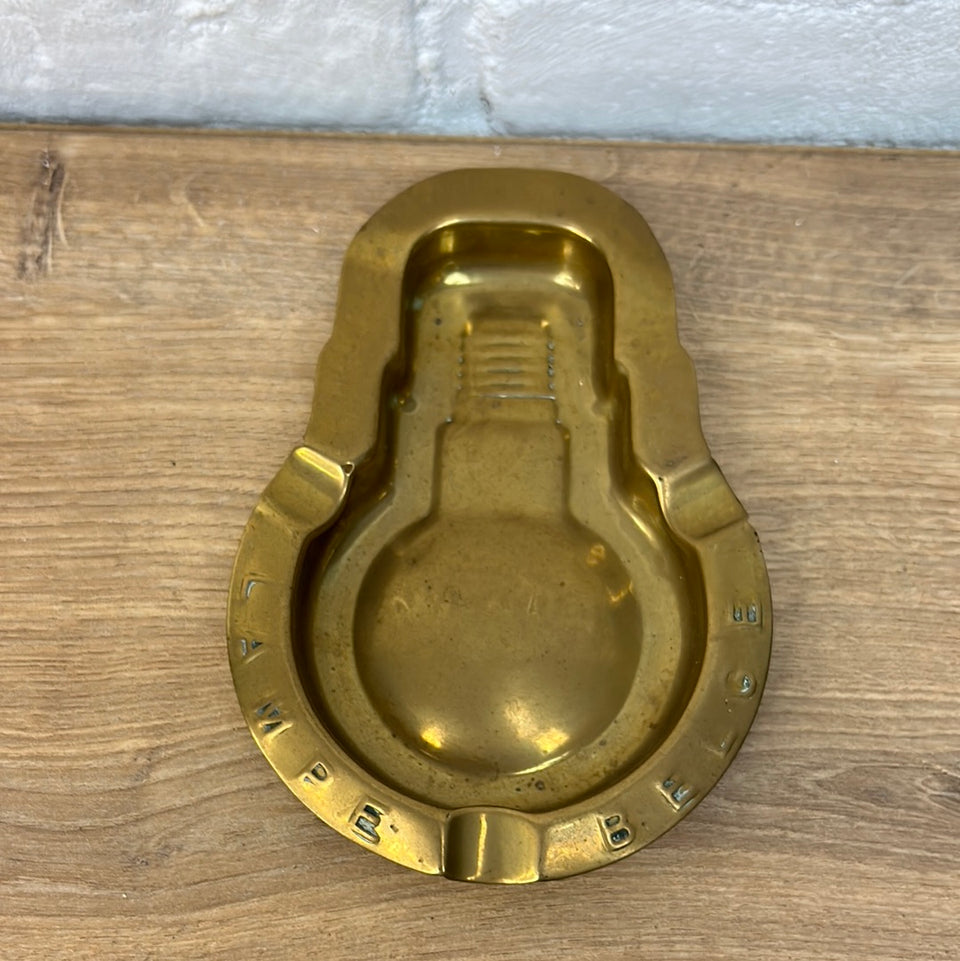 Vintage Copper Mazda Lampe Belge Lightbulb Ashtray