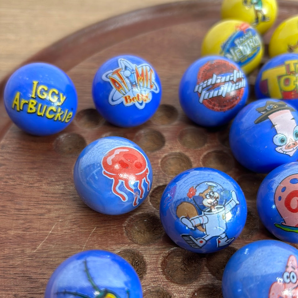 Mixed set of 30 Comic Series Vintage Marbles - 1 inch