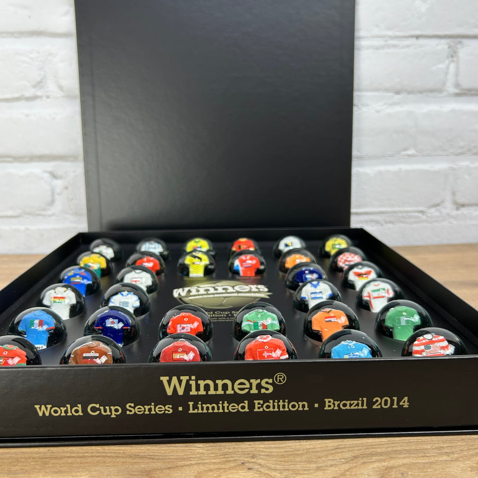 Limited Set - Display box World Cup Football Marbles -