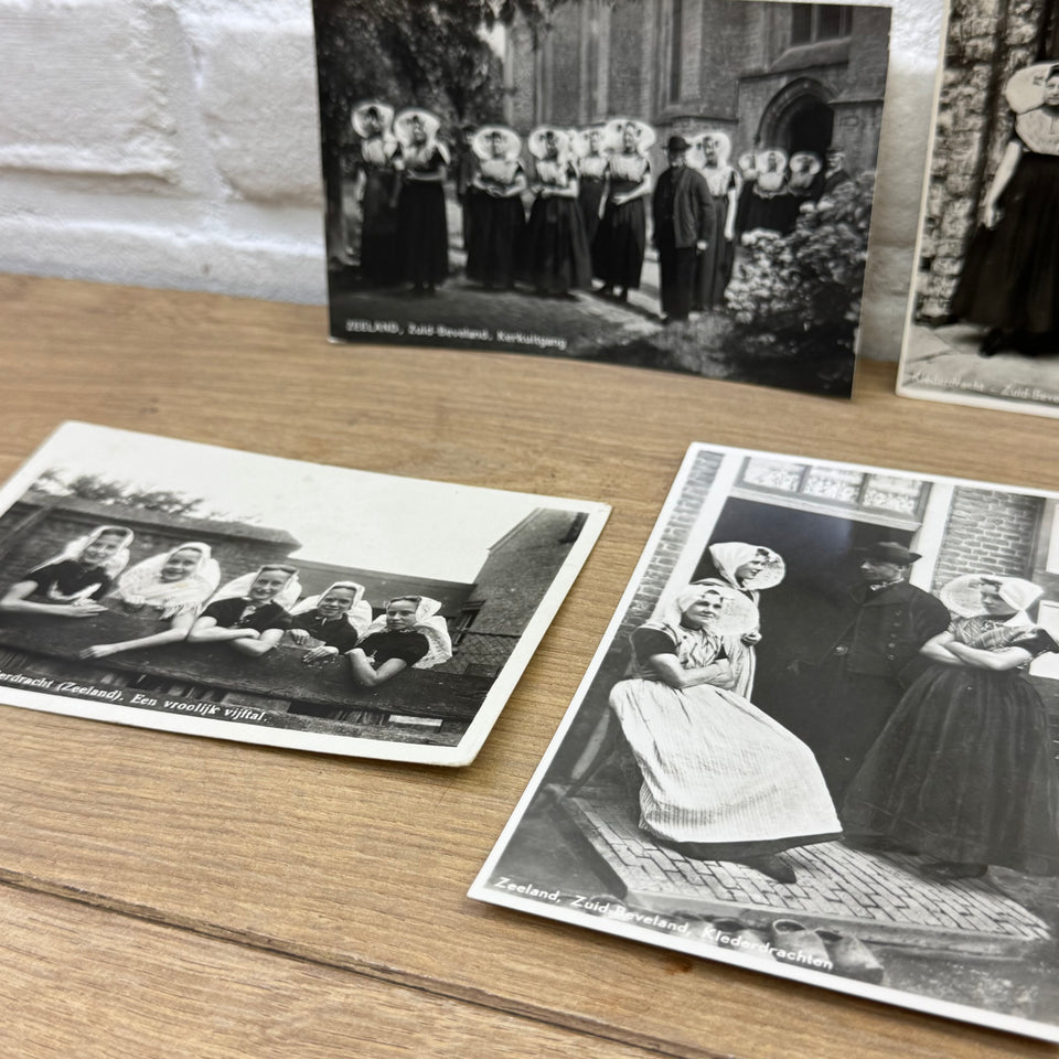 Collection of historical Folklore Holland Costume photocards - High Quality Photo paper a.o. – Holland Traditional Culture Costume Embroideries